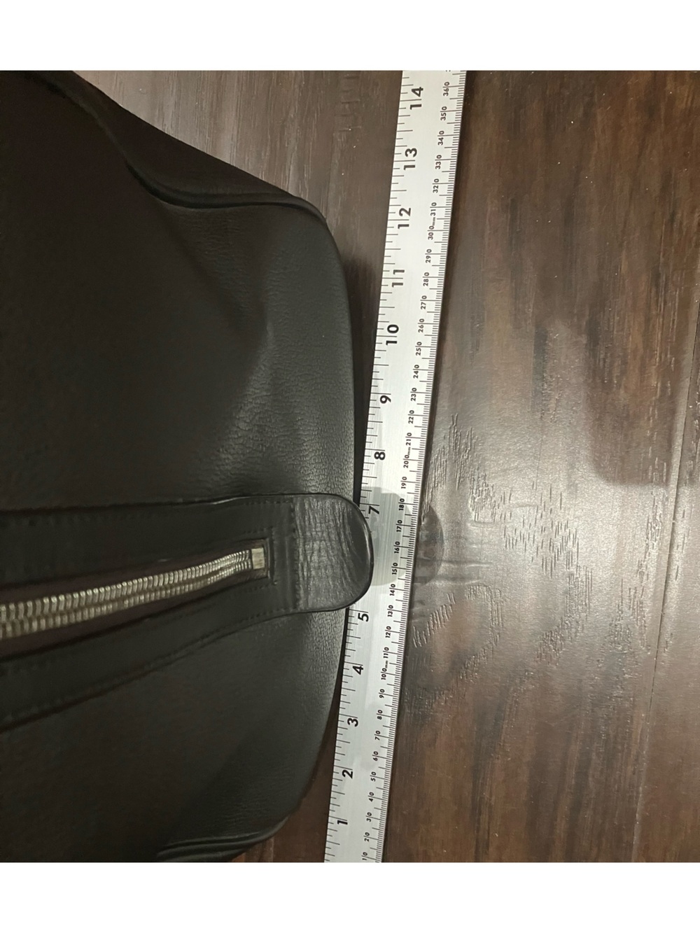 Suitsupply dark brown leather duffel bag - Picture 8 of 10